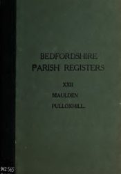View Free PDF Bedfordshire Parish Registers v22