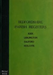View Free PDF Bedfordshire Parish Registers v29