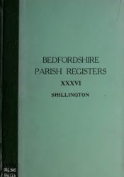 View Free PDF Bedfordshire Parish Registers v36