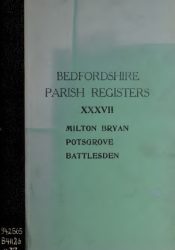 View Free PDF Bedfordshire Parish Registers v37