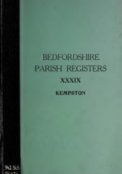 View Free PDF Bedfordshire Parish Registers v39