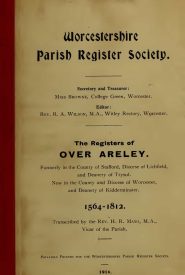 View Free PDF The Registers of Over Areley 1564 to 1812