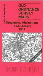 View Map Details* Stockport, Altrincham and NE Cheshire 1912 One Inch Sheet 98