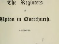 View PDF Free Online The Registers of Upton in Overchurch, Cheshire. 1600 1812
