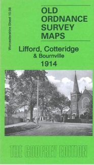 View Map Details* Lifford, Cotteridge & Bournville 1914 Worcestershire sheet 10.08b